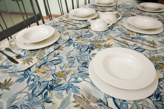 ZBN 23052 Floral Table Cover 6 Persons