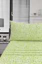 Green Pom Pom Bed Sheet Set