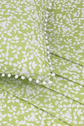 Green Pom Pom Bed Sheet Set