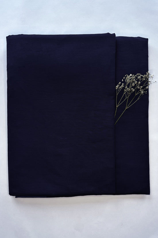 Khaddar Dyed Plain Dark Blue