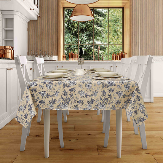 ZBN 23047 Floral Table Cover 6 Persons