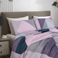 Geometric Triangle Duvet Cover Modern Bedding Linens Set