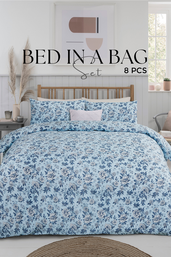 Peony BNB Set With Comforter 8Pcs