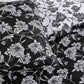 Josette Black Cotton Duvet Cover Set