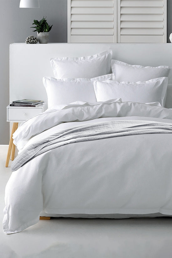 Winter Cotton Bedspread Grey